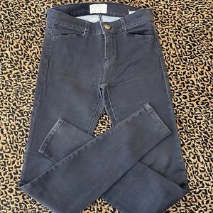 Current Elliott matte black The Jean Legging size 28